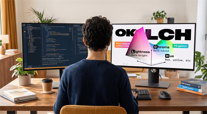 Immagine articolo OKLCH: come progettare colori accessibili